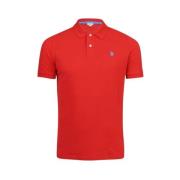 Polo Piquet Shirt U.s. Polo Assn. , Red , Heren
