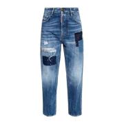 Stijlvolle Broeken voor Mannen Dsquared2 , Blue , Dames