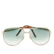 Pre-owned Acetate sunglasses Gucci Vintage , Green , Heren