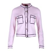 Pre-owned Cashmere outerwear Chanel Vintage , Pink , Dames