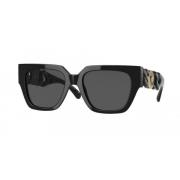 Stijlvolle Zonnebril Zwart Gb1/87 Versace , Black , Dames