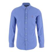 Katoenen Overhemd Lichtblauw Polo Ralph Lauren , Blue , Heren
