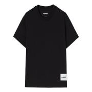 MultiColour T-shirt Set Jil Sander , Black , Heren