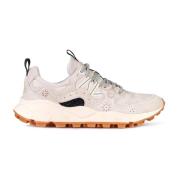 Beige Suède Yamano 3 Sneakers Flower Mountain , Multicolor , Heren