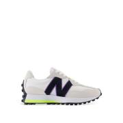 Casual Wit/Geel/Roze Suède Sneakers New Balance , Multicolor , Dames