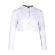 Pre-owned Cashmere outerwear Chanel Vintage , White , Dames