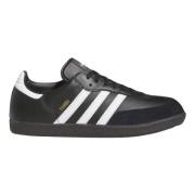 Zwart Wit Leer Samba Limited Edition Adidas , Black , Heren