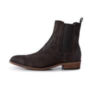 Premium Suède Chelsea Boot Shoe the Bear , Brown , Heren