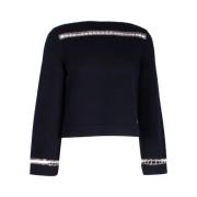 Pre-owned Cashmere outerwear Chanel Vintage , Black , Dames