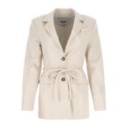 Dames Vest Blazer Msgm , Beige , Dames