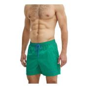 Geborduurde logo zwemshorts - Slim Fit Tommy Jeans , Green , Heren