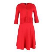 Pre-owned Fabric dresses Carolina Herrera Pre-owned , Red , Dames