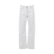 Pre-owned Cotton jeans Valentino Vintage , White , Dames