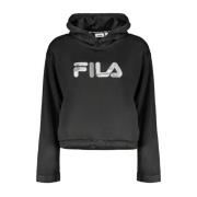 Luxe Dames Polyester Sweater Fila , Black , Dames
