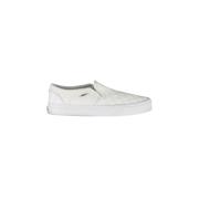 Witte Sportsneaker met Contrastdetails Vans , White , Dames