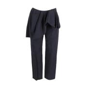 Pre-owned Cotton bottoms Dries van Noten Pre-owned , Blue , Dames
