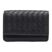 Pre-owned Leather wallets Bottega Veneta Vintage , Black , Dames