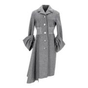 Pre-owned Wool outerwear Prada Vintage , Gray , Dames