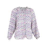 Pre-owned Viscose tops Isabel Marant Pre-owned , Multicolor , Dames