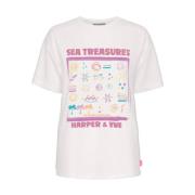 Seastreasures T-shirt Hs24D313 Harper & Yve , White , Dames