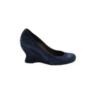 Pre-owned Suede heels Bottega Veneta Vintage , Black , Dames