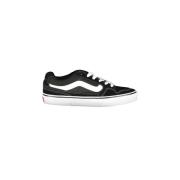 Zwarte Sports Sneaker met Logo Detail Vans , Black , Heren