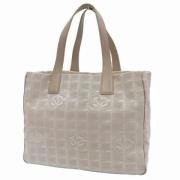 Pre-owned Canvas totes Chanel Vintage , Beige , Dames