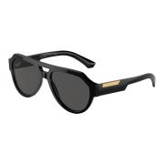 Designer Zonnebril Dg4466 Zwart Dolce & Gabbana , Black , Unisex