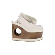 Pre-owned Cotton sandals Stella McCartney Pre-owned , White , Dames