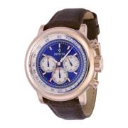 Vintage Quartz Horloge - Blauwe Wijzerplaat Invicta Watches , Pink , H...