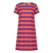 Gestreepte Color-Blocking Jurk met Rits vera mont , Multicolor , Dames