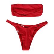 Stijlvolle Bikini voor de Zomer The Attico , Red , Dames