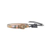 Leather belts Burberry , Multicolor , Dames