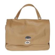 Studded Tote Bag voor dagelijks gebruik Zanellato , Beige , Dames