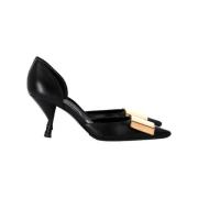 Pre-owned Leather heels Sergio Rossi Pre-owned , Black , Dames