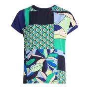 Gestreept Printshirt met Boothals Betty Barclay , Multicolor , Dames