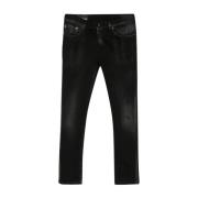 Klassieke 5-Pocket Jeans Dondup , Black , Heren