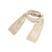 Pre-owned Fabric scarves Louis Vuitton Vintage , Beige , Dames