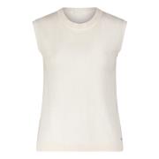 Mouwloze Fijngebreide Trui Betty & Co , White , Dames