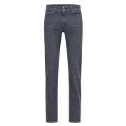 Slim Fit Grijze Denim Jeans Hugo Boss , Blue , Heren