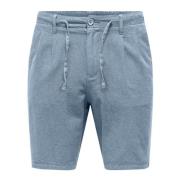 Ultiem Comfort Chino Shorts Only & Sons , Blue , Heren