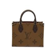 Pre-owned Canvas louis-vuitton-bags Louis Vuitton Vintage , Brown , Da...