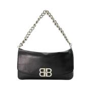 Pre-owned Leather handbags Balenciaga Vintage , Black , Dames