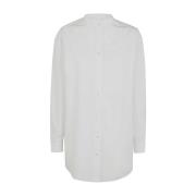 Optic White Fitted Shirt Jil Sander , White , Dames