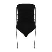 Zwarte Strapless Tube Top Wolford , Black , Dames