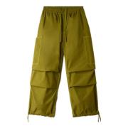 Relaxed-fit Olijfgroene Cargo Broek Sunnei , Green , Heren