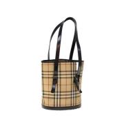 Pre-owned Canvas shoulder-bags Burberry Vintage , Multicolor , Dames