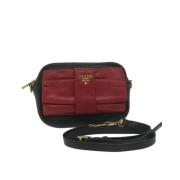 Pre-owned Leather prada-bags Prada Vintage , Black , Dames