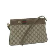 Pre-owned Canvas gucci-bags Gucci Vintage , Beige , Dames