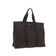 Pre-owned Cotton totes Hermès Vintage , Gray , Dames